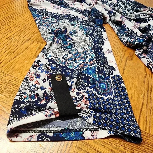 Front Of Closet Plus Size 2X 3/4 Sleeve Top Multicolor - Picture 7 of 7